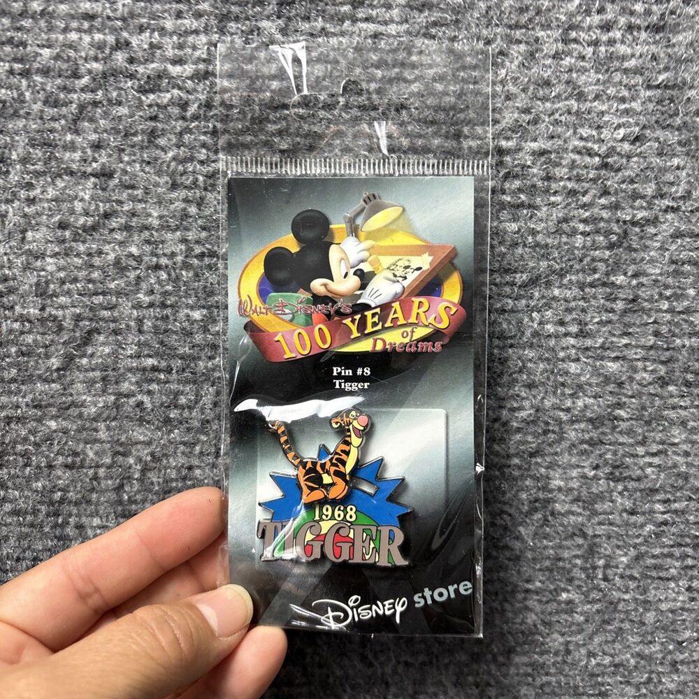 Vintage Disney 100 Years of Dreams #8 Tigger 1968 Brooch Pin Collectible